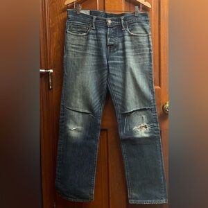 Vintage Y2K Abercrombie & Fitch Distressed Classic Straight Cut Denim Jeans